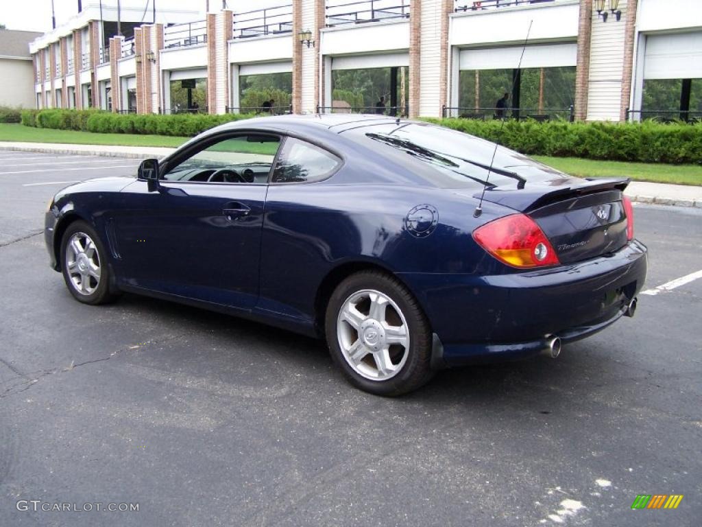 Carbon Blue 2003 Hyundai Tiburon Standard Tiburon Model Exterior Photo #52798032