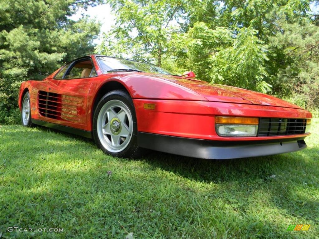 1985 Testarossa  - Rosso Corsa (Racing Red) / Tan photo #8