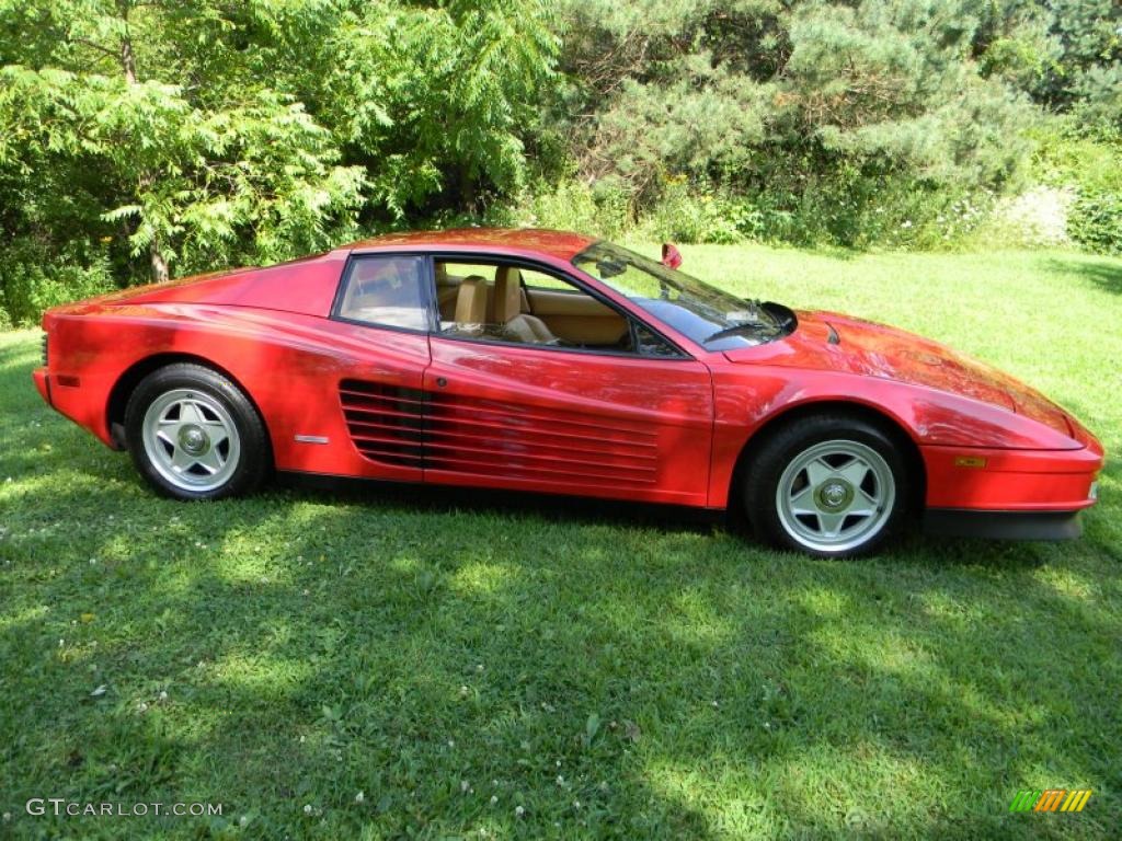 Rosso Corsa (Racing Red) 1985 Ferrari Testarossa Standard Testarossa Model Exterior Photo #52800536