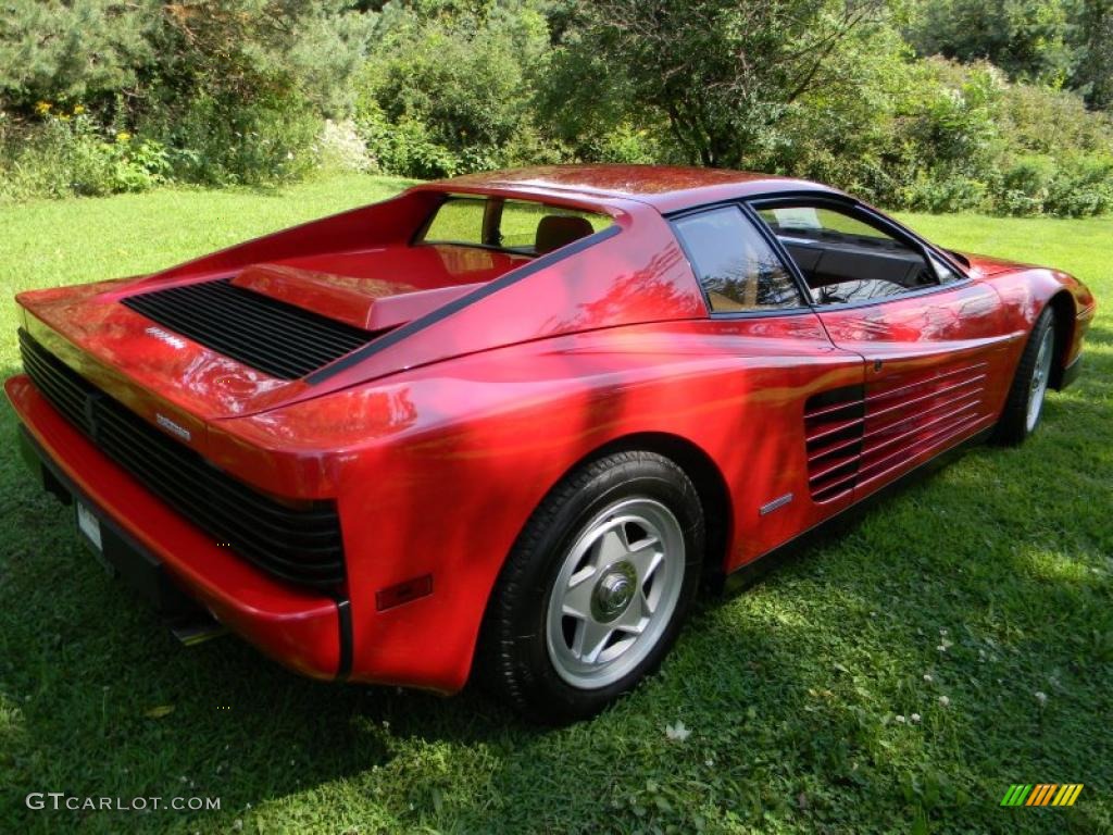 1985 Testarossa  - Rosso Corsa (Racing Red) / Tan photo #16