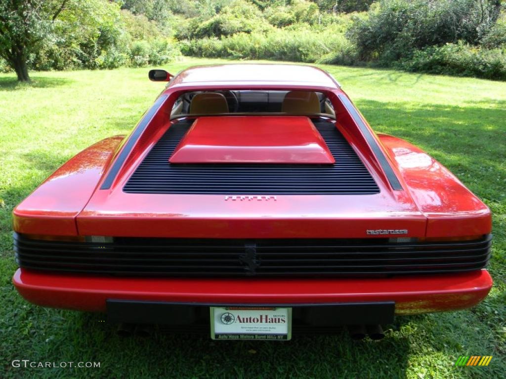 1985 Testarossa  - Rosso Corsa (Racing Red) / Tan photo #21