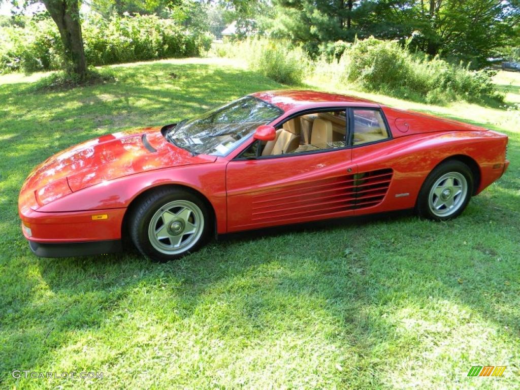 Rosso Corsa (Racing Red) 1985 Ferrari Testarossa Standard Testarossa Model Exterior Photo #52800820