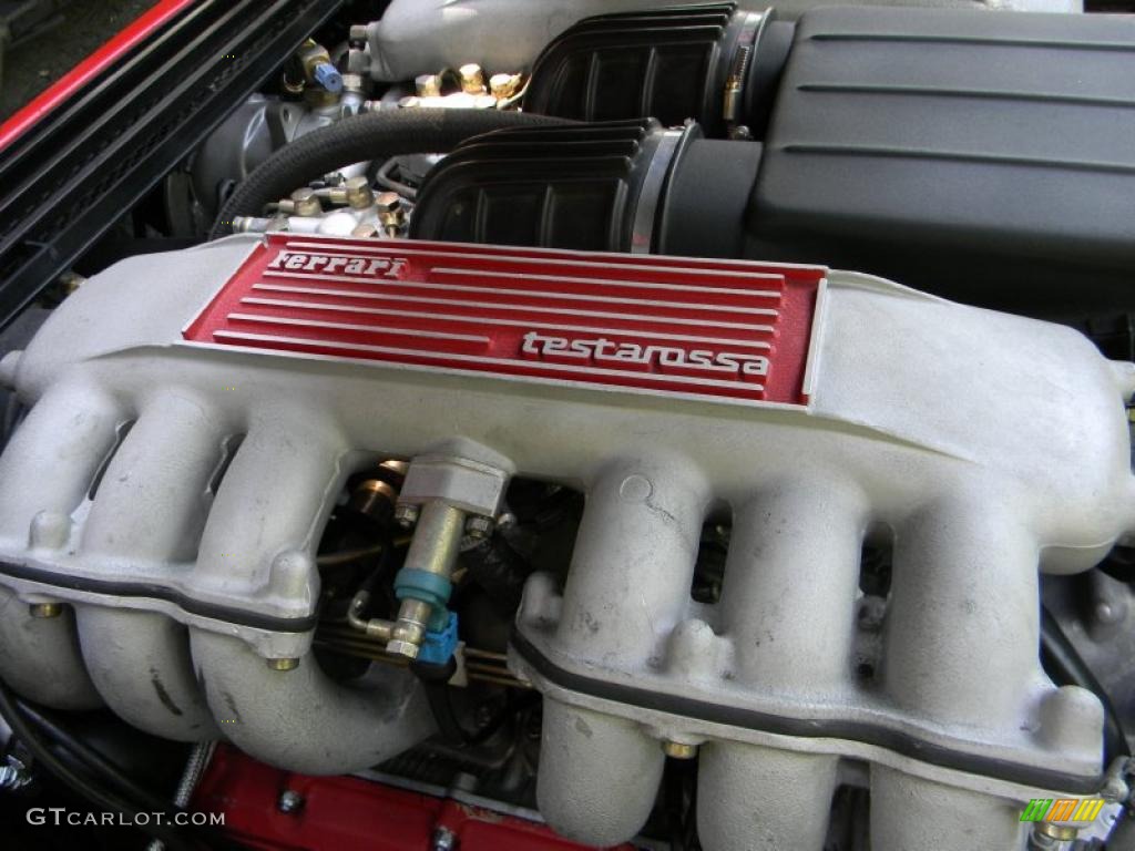 1985 Ferrari Testarossa Standard Testarossa Model 4.9 Liter DOHC 48-Valve Flat 12 Cylinder Engine Photo #52800860