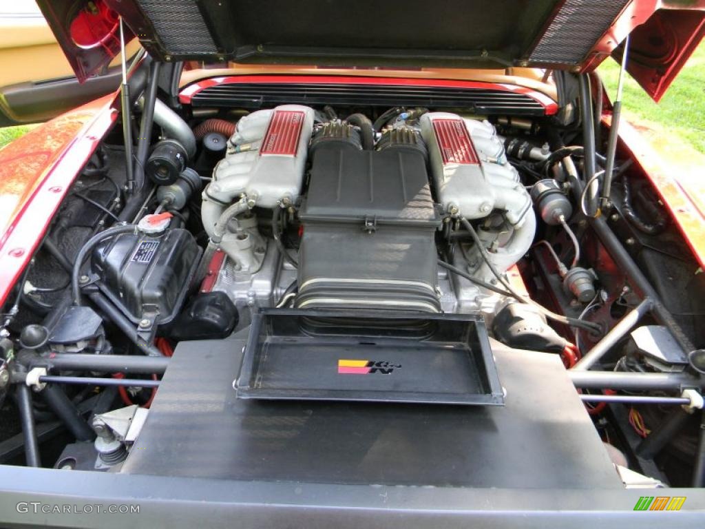 1985 Ferrari Testarossa Standard Testarossa Model Engine Photos