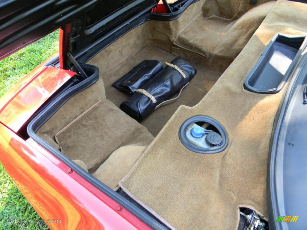 1985 Ferrari Testarossa Standard Testarossa Model Trunk Photos