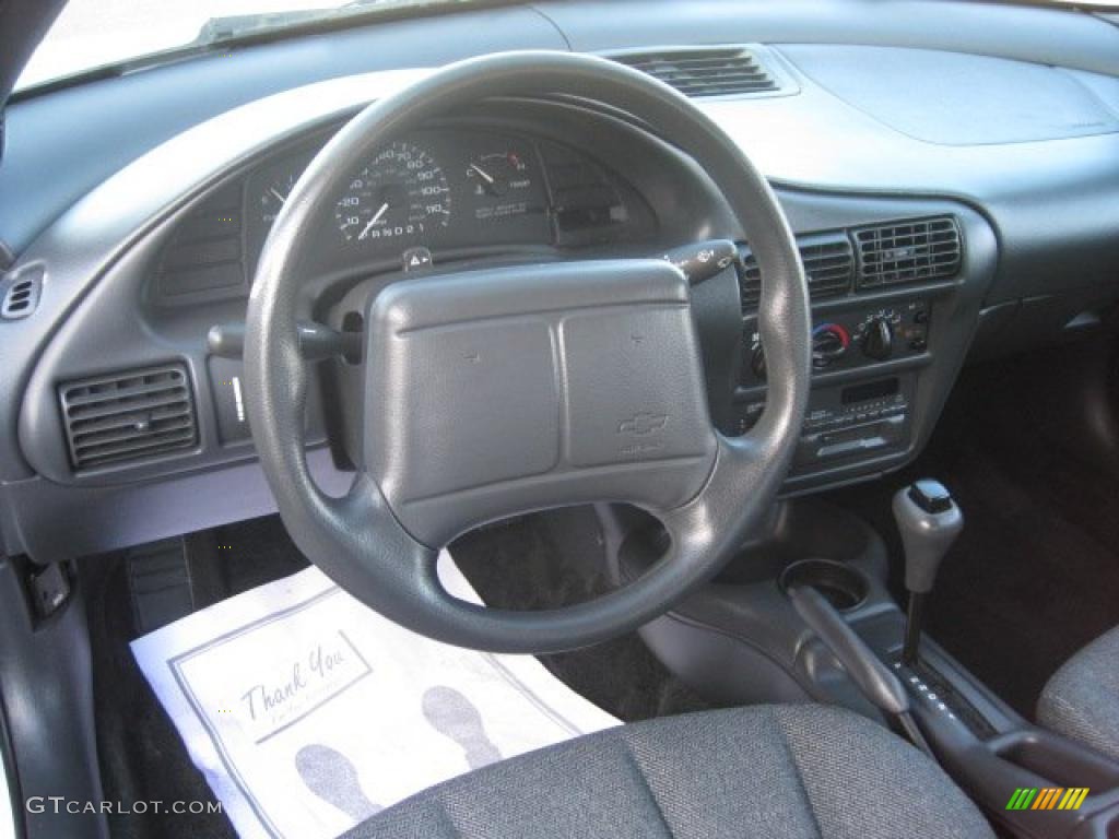 1999 Chevrolet Cavalier Coupe Graphite Dashboard Photo #52804320