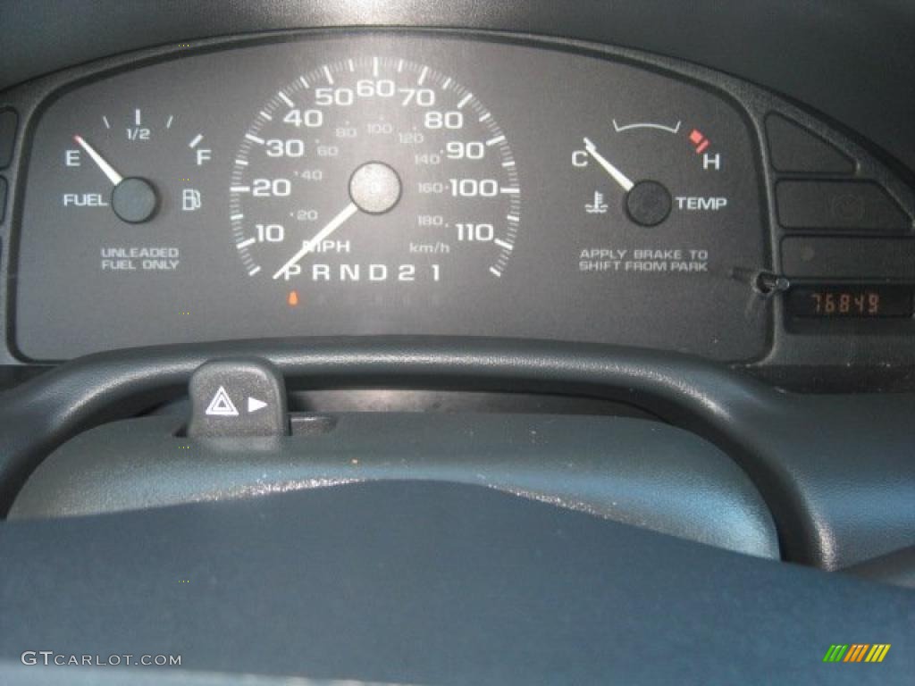 1999 Chevrolet Cavalier Coupe Gauges Photo #52804432
