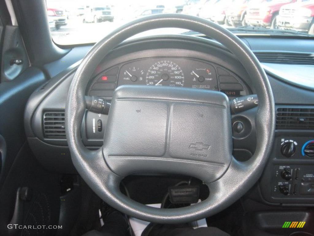 1999 Chevrolet Cavalier Coupe Graphite Steering Wheel Photo #52804440