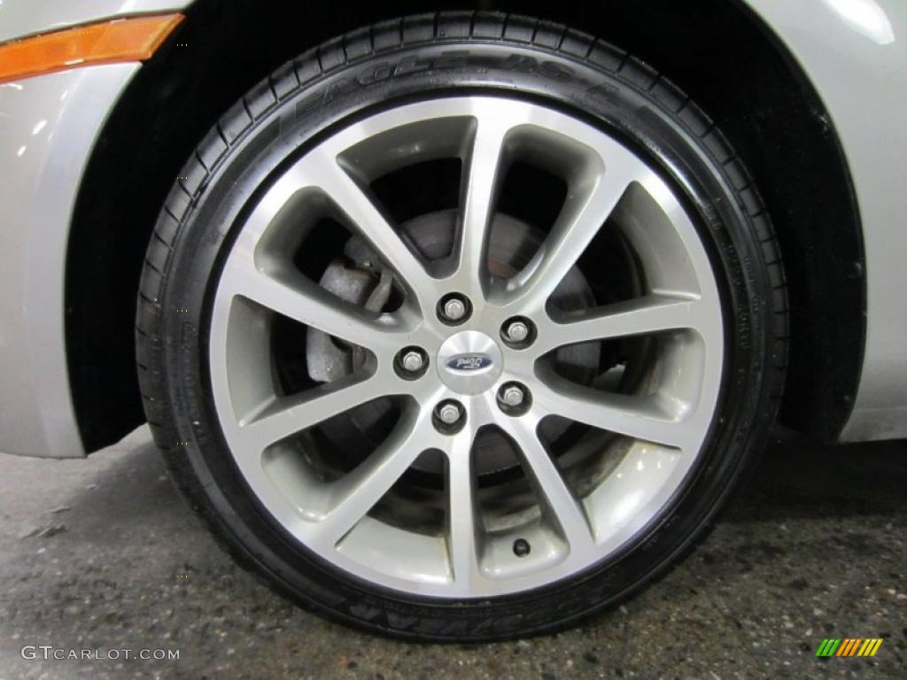 2008 Fusion SE V6 - Vapor Silver Metallic / Charcoal Black/Red photo #8