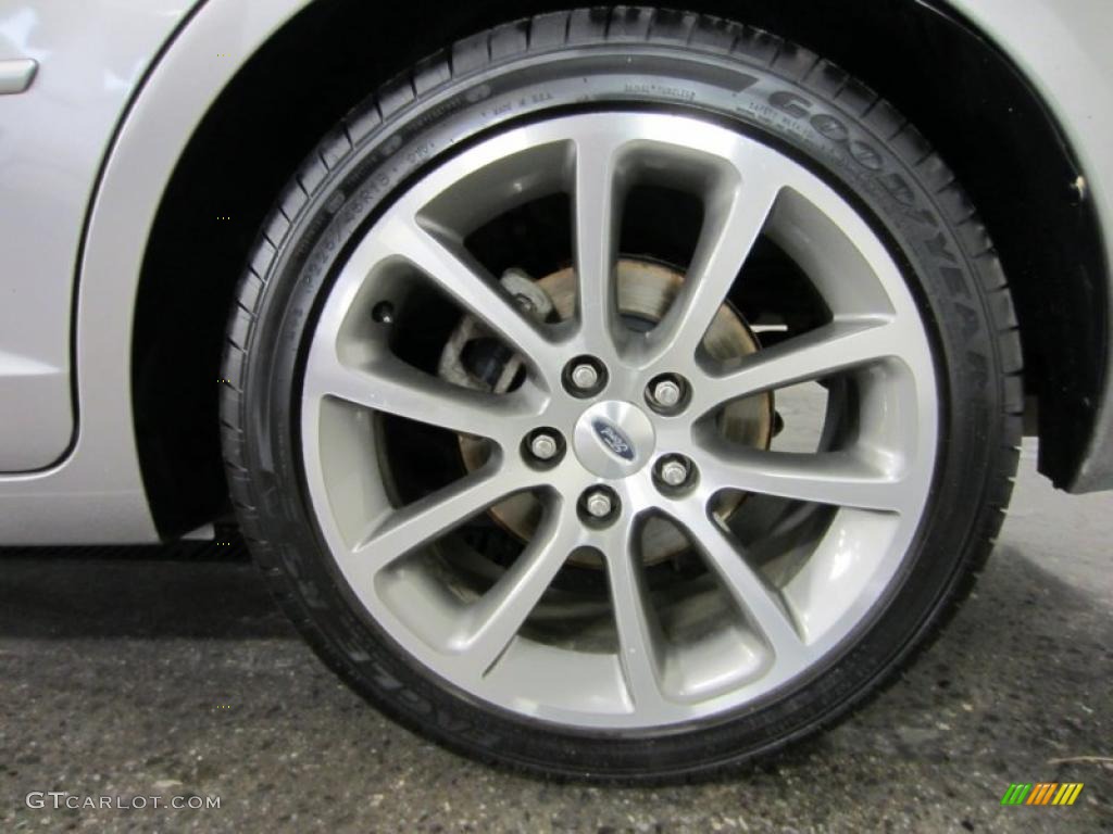 2008 Fusion SE V6 - Vapor Silver Metallic / Charcoal Black/Red photo #9