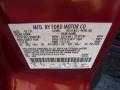  2012 Escape Limited Toreador Red Metallic Color Code FL