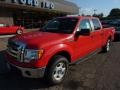 2011 Race Red Ford F150 XLT SuperCrew 4x4  photo #8