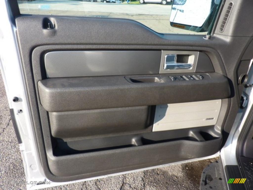 2011 Ford F150 SVT Raptor SuperCrew 4x4 Raptor Black Door Panel Photo #52808084
