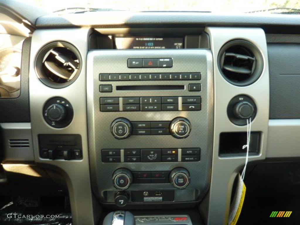 2011 Ford F150 SVT Raptor SuperCrew 4x4 Controls Photo #52808100