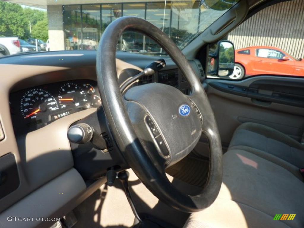 2004 F250 Super Duty XLT SuperCab 4x4 - True Blue Metallic / Medium Parchment photo #16