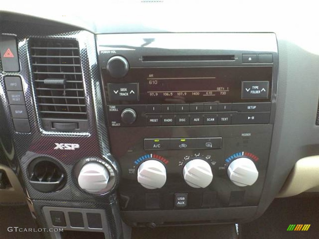 2010 Tundra Double Cab - Super White / Sand Beige photo #8