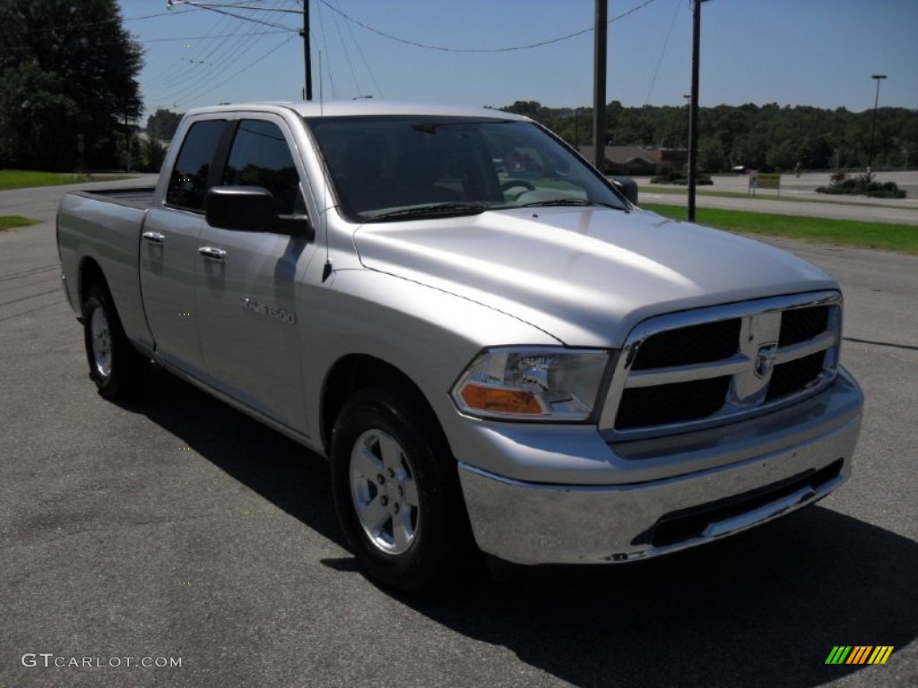 2011 Ram 1500 SLT Quad Cab - Bright Silver Metallic / Dark Slate Gray/Medium Graystone photo #5