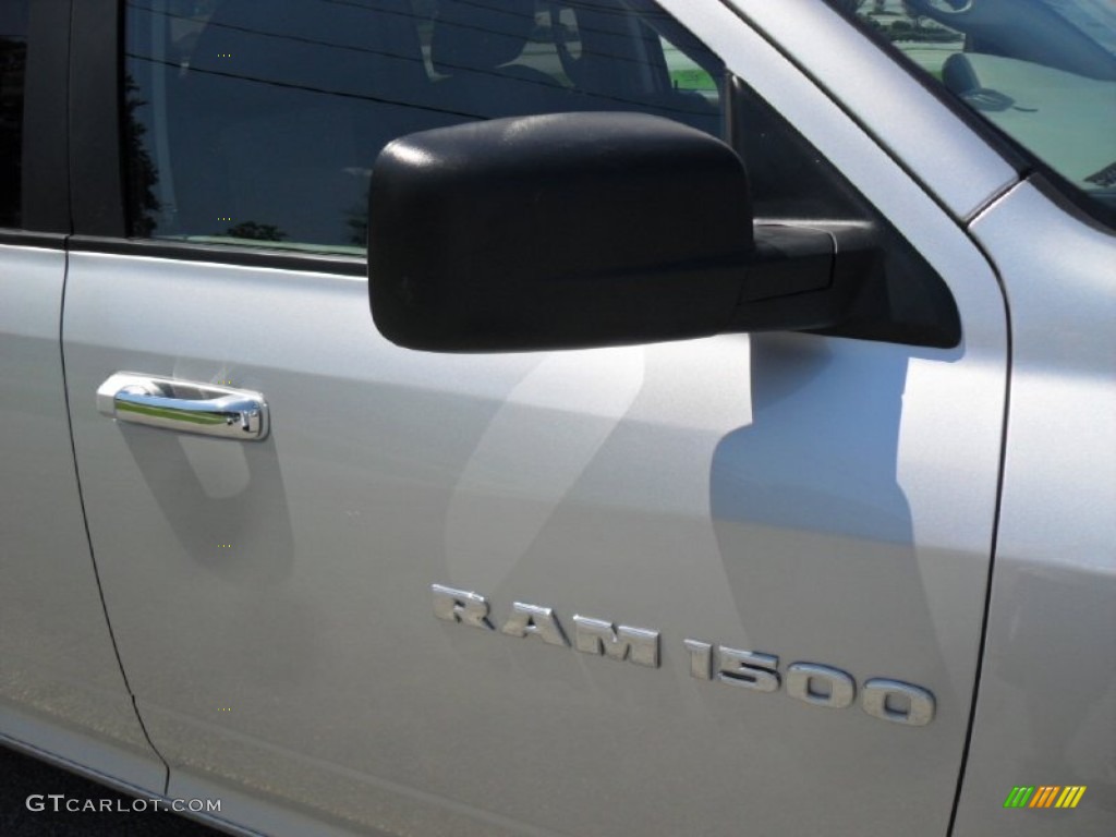 2011 Ram 1500 SLT Quad Cab - Bright Silver Metallic / Dark Slate Gray/Medium Graystone photo #21
