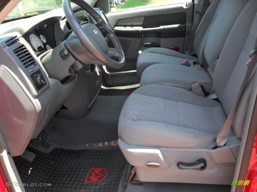 2008 Ram 1500 Sport Quad Cab - Flame Red / Medium Slate Gray photo #8
