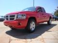 2011 Flame Red Dodge Dakota Big Horn Extended Cab  photo #7