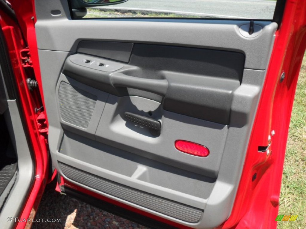 2008 Ram 1500 Sport Quad Cab - Flame Red / Medium Slate Gray photo #21