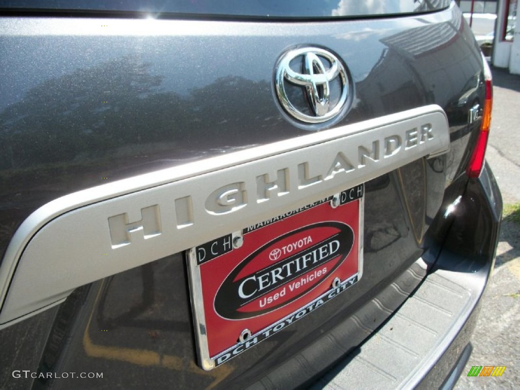 2008 Highlander 4WD - Magnetic Gray Metallic / Ash Gray photo #8