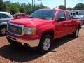 2009 Fire Red GMC Sierra 1500 SLE Extended Cab  photo #1