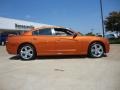 2011 Toxic Orange Pearl Dodge Charger R/T Plus  photo #2