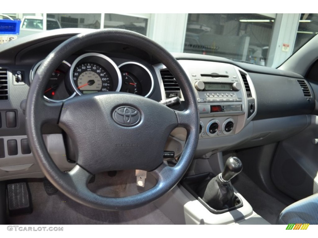 Graphite Gray Interior 2008 Toyota Tacoma PreRunner Regular Cab Photo #52812288