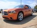 2011 Toxic Orange Pearl Dodge Charger R/T Plus  photo #7