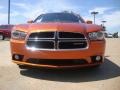 2011 Toxic Orange Pearl Dodge Charger R/T Plus  photo #8