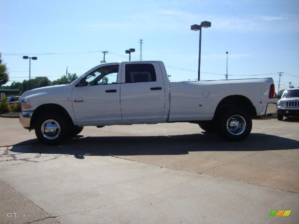 Bright White 2012 Dodge Ram 3500 HD ST Crew Cab 4x4 Dually Exterior Photo #52812891