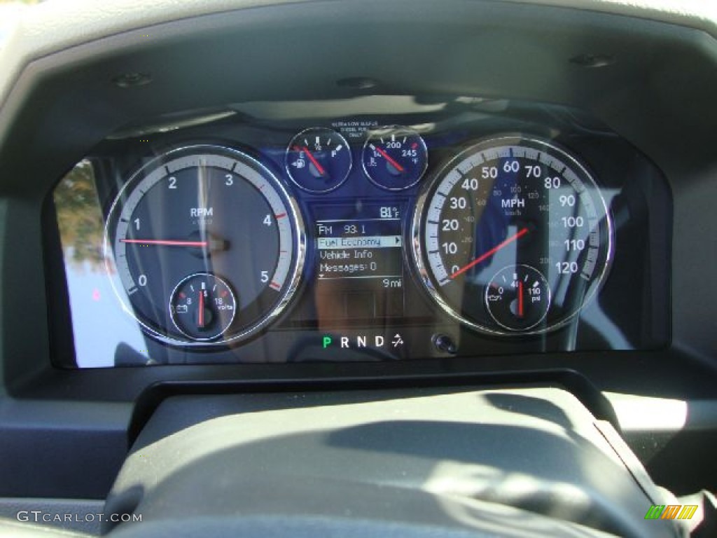 2012 Dodge Ram 3500 HD ST Crew Cab 4x4 Dually Gauges Photo #52813135