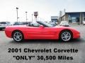 2001 Torch Red Chevrolet Corvette Convertible  photo #1