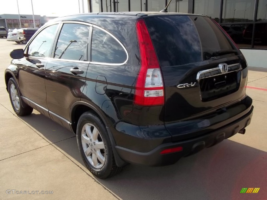 2008 CR-V EX 4WD - Nighthawk Black Pearl / Black photo #2