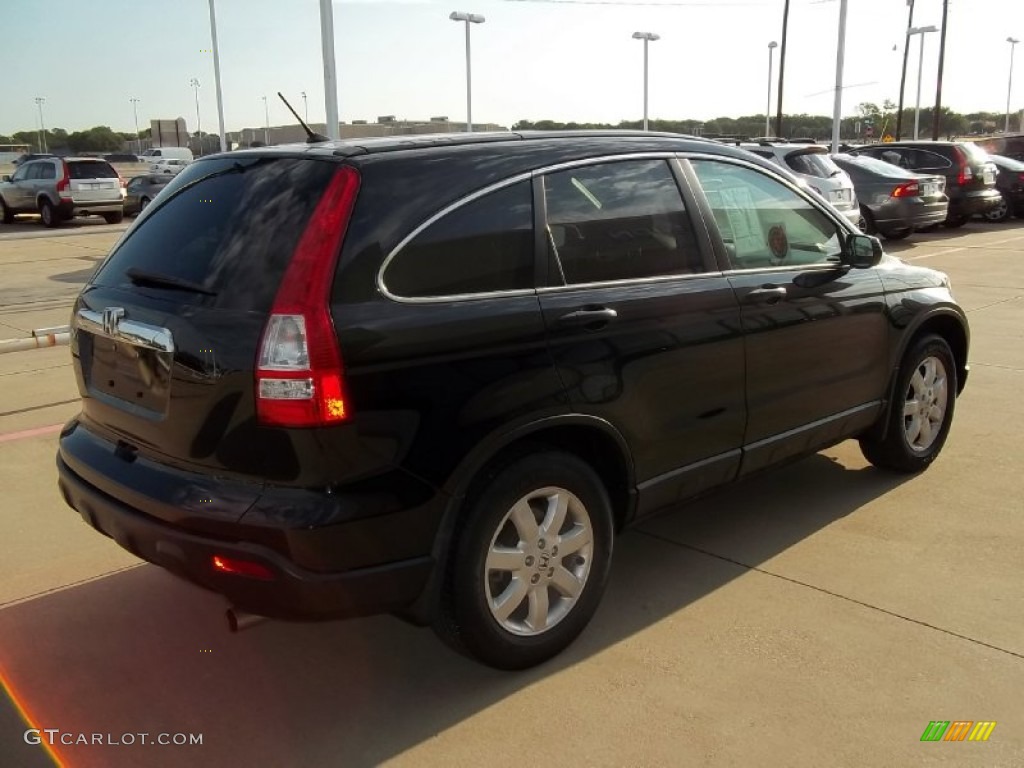 2008 CR-V EX 4WD - Nighthawk Black Pearl / Black photo #3