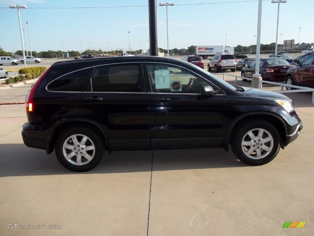 2008 CR-V EX 4WD - Nighthawk Black Pearl / Black photo #4