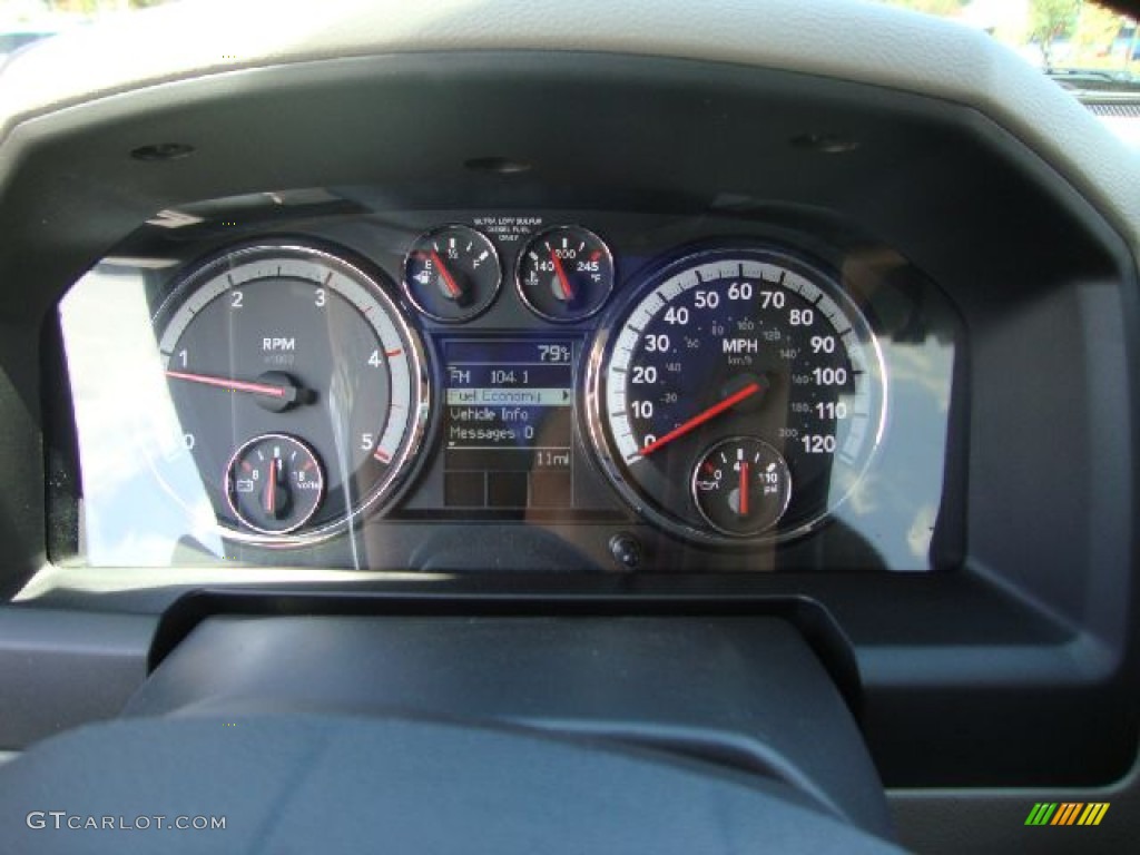 2012 Dodge Ram 3500 HD ST Crew Cab 4x4 Dually Gauges Photo #52814315