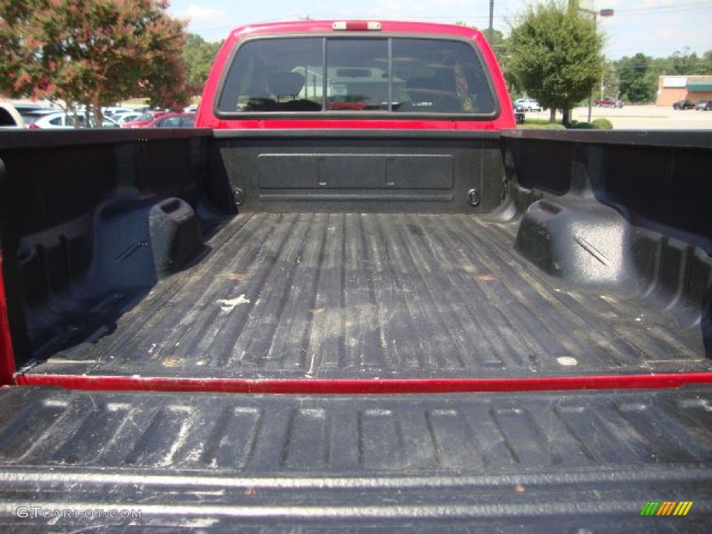 2004 F250 Super Duty XLT SuperCab 4x4 - Red / Medium Flint photo #14