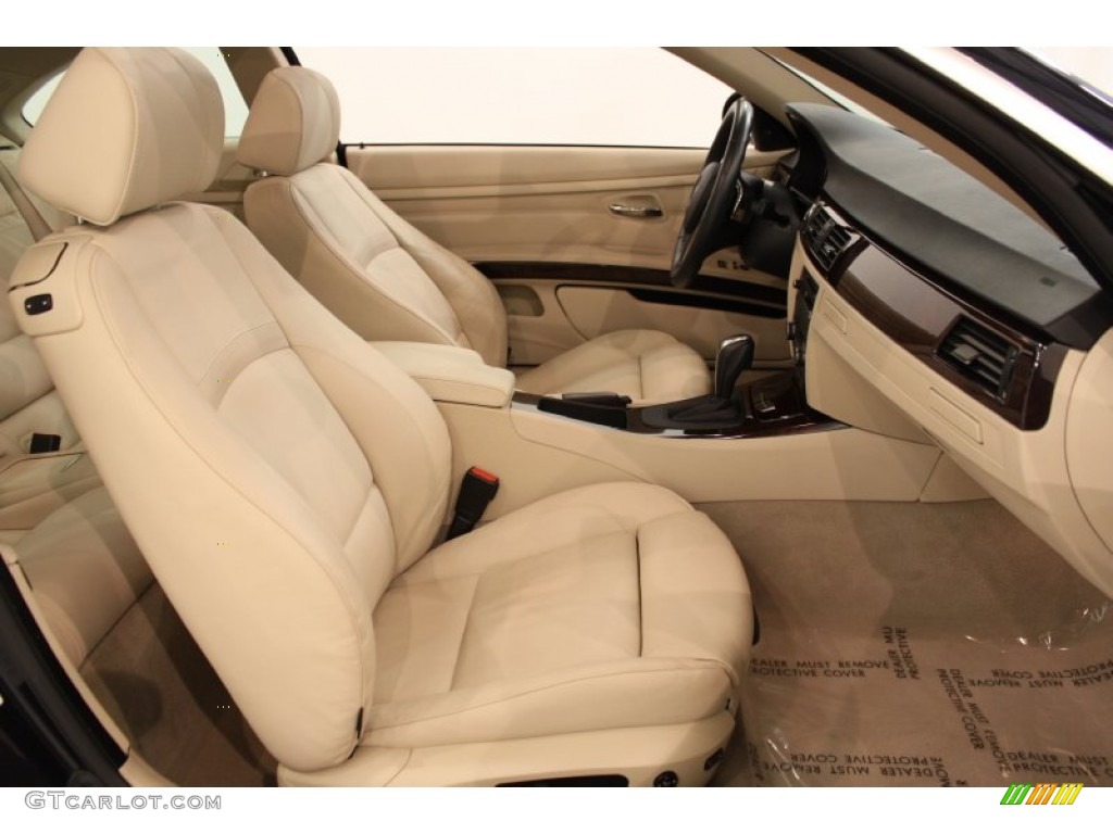 2008 3 Series 335xi Coupe - Monaco Blue Metallic / Cream Beige photo #11