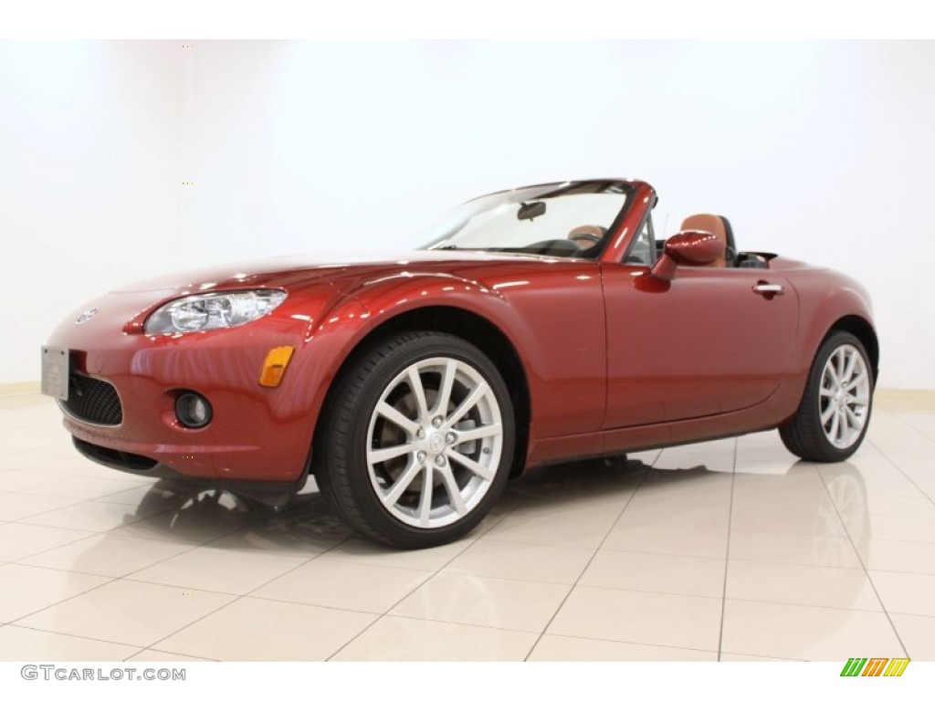 2008 MX-5 Miata Grand Touring Hardtop Roadster - Copper Red Mica / Saddle Brown photo #4