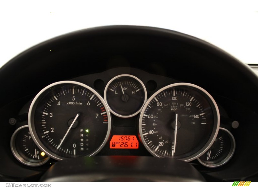 2008 Mazda MX-5 Miata Grand Touring Hardtop Roadster Gauges Photo #52815509