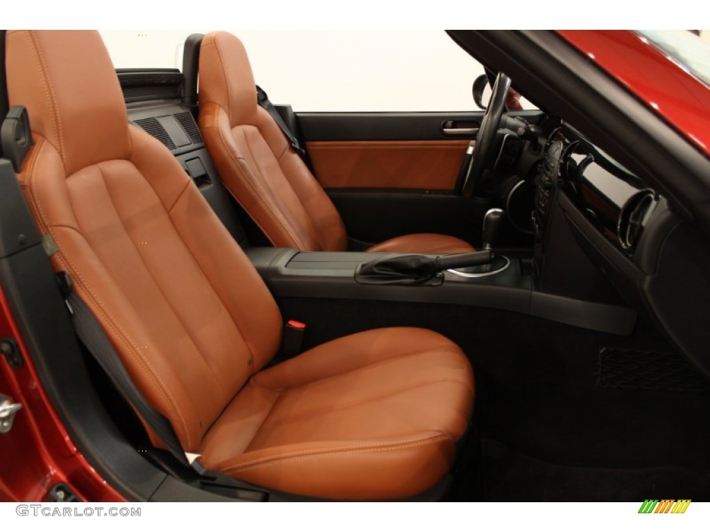 Saddle Brown Interior 2008 Mazda MX-5 Miata Grand Touring Hardtop Roadster Photo #52815582