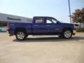 2010 Laser Blue Metallic GMC Sierra 1500 SLT Crew Cab 4x4  photo #2