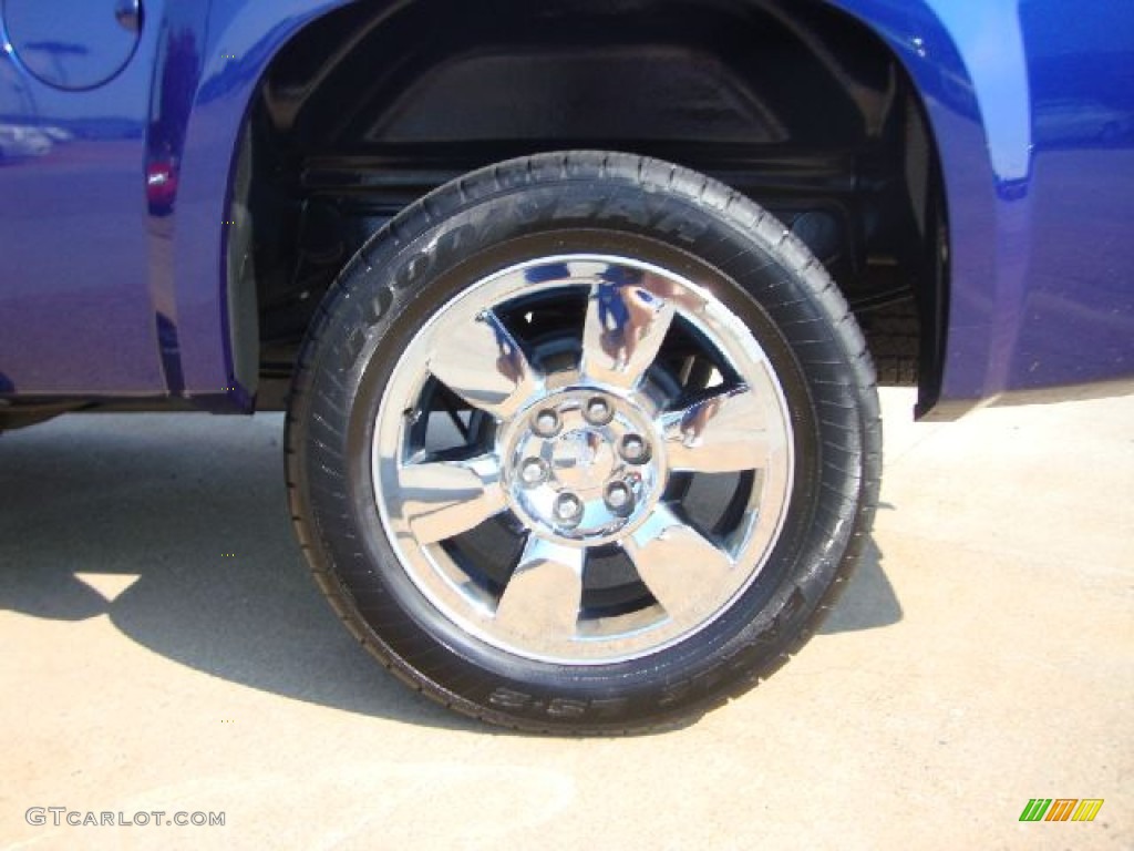 2010 Sierra 1500 SLT Crew Cab 4x4 - Laser Blue Metallic / Dark Titanium/Light Titanium photo #28