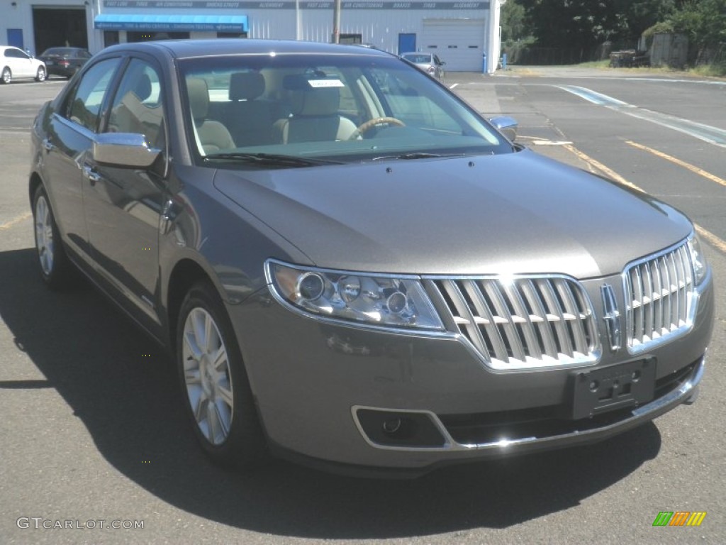 2011 MKZ Hybrid - Sterling Grey Metallic / Light Camel photo #3