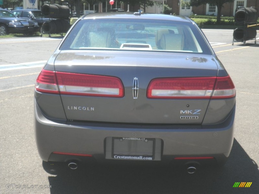 2011 MKZ Hybrid - Sterling Grey Metallic / Light Camel photo #5