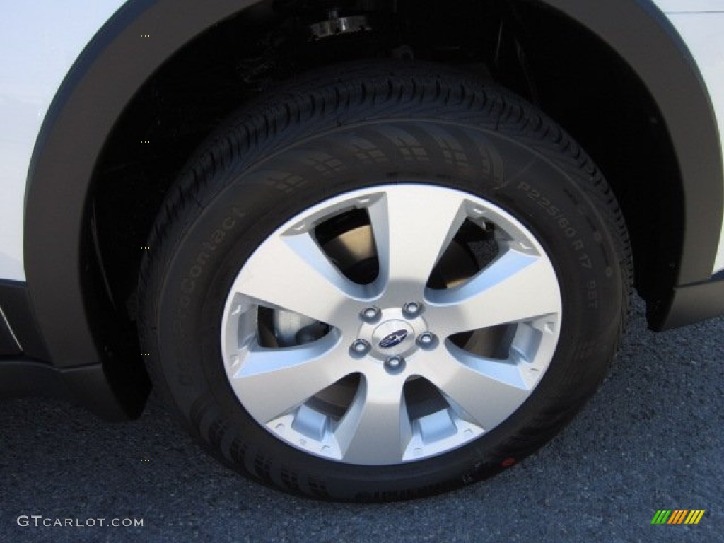 2011 Outback 2.5i Limited Wagon - Satin White Pearl / Warm Ivory photo #13