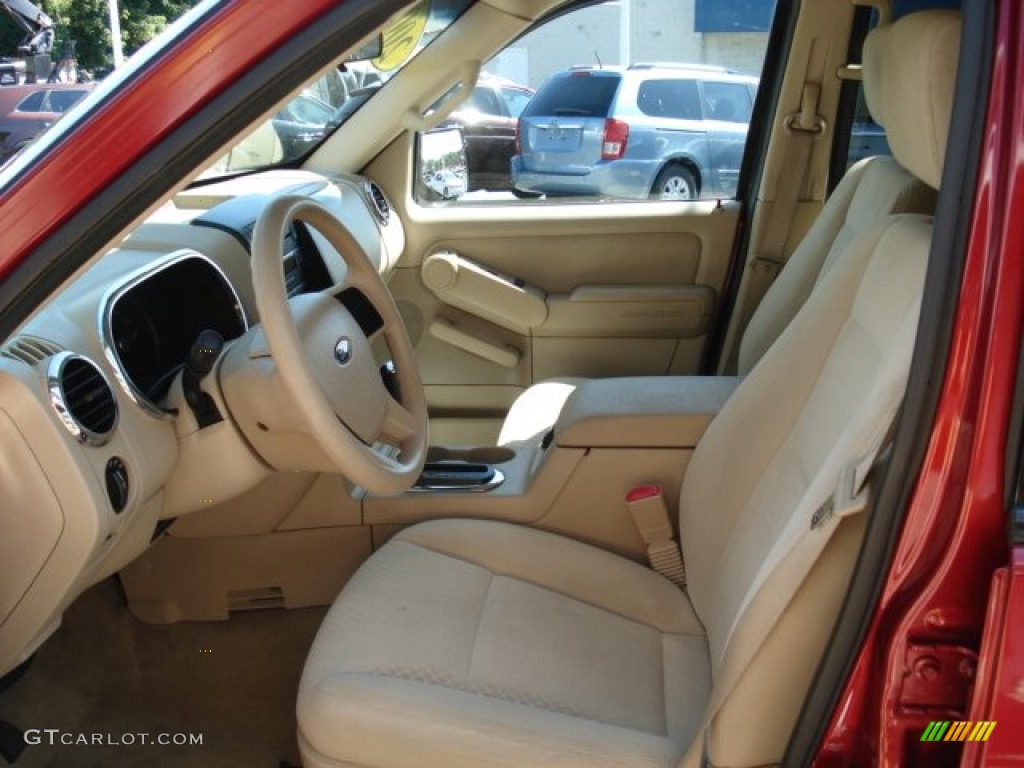 2006 Explorer XLS 4x4 - Redfire Metallic / Camel photo #14