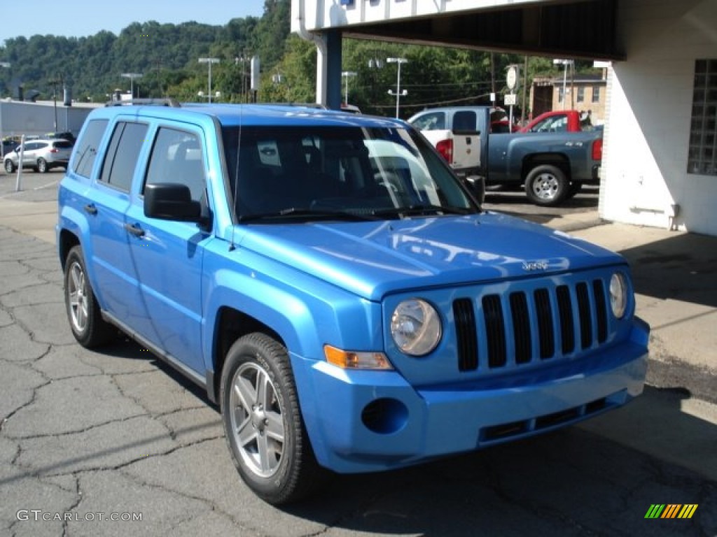 2008 Patriot Sport - Surf Blue Pearl / Dark Slate Gray photo #2